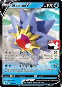 Starmie V #030/189 from Prize Pack Series Cards Pokemon card image