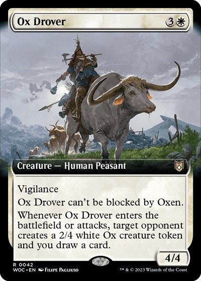 Ox Drover Extended Art