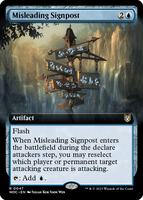 Misleading Signpost (Extended Art) - Commander: Wilds of Eldraine
