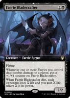 Faerie Bladecrafter (Extended Art) - Commander: Wilds of Eldraine
