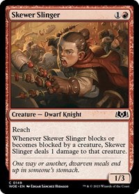 Skewer Slinger - Wilds of Eldraine - Magic: The Gathering card