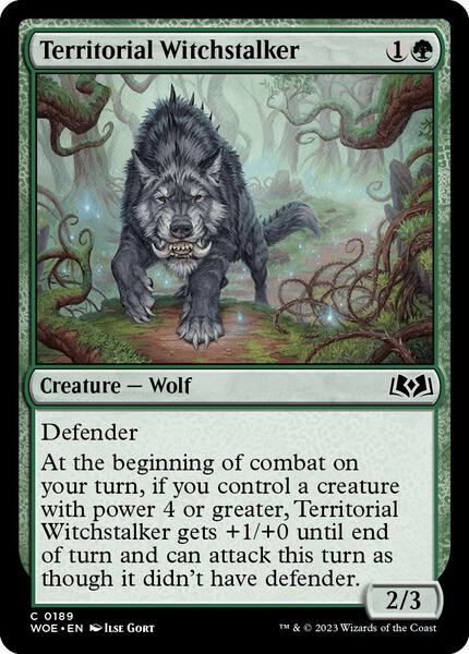 Territorial Witchstalker - Wilds of Eldraine - Magic: The