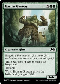 Hamlet Glutton - Wilds of Eldraine - Magic: The Gathering card