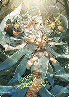 Greater Auramancy Anime Art Card (Gold-Stamped Signature) - Art