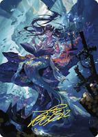 リスティックの研究　アートカード　サインド Rhystic Study Art Card (Gold-Stamped Signature) - Art Series