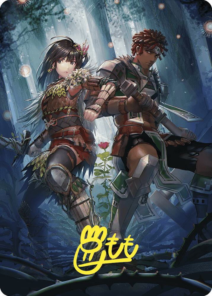 Defense of the Heart Art Card (Gold-Stamped Signature) - Art