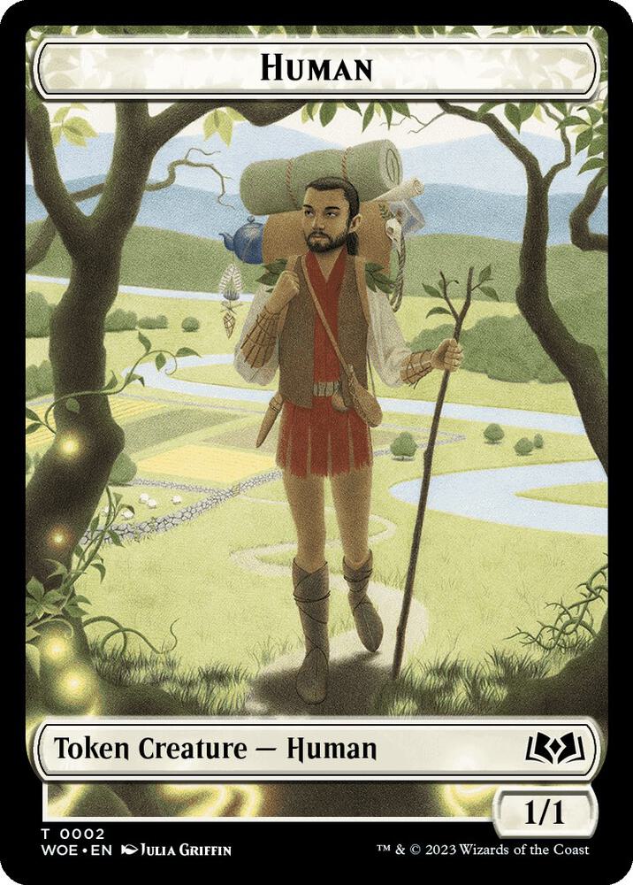 Human Token - Wilds of Eldraine - Magic: The Gathering - TCGplayer.com