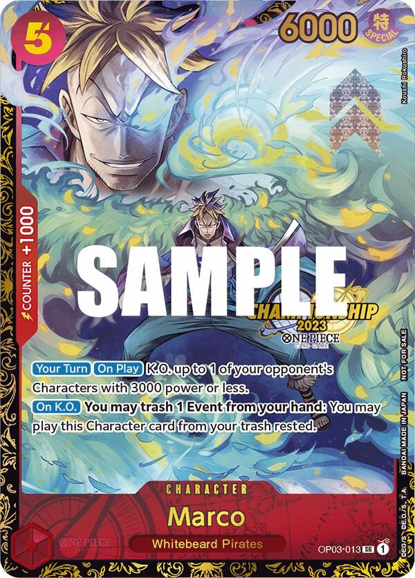 トレーディングカード MARKM Marco (Championship 2023) - One Piece Promotion Cards - One Piece