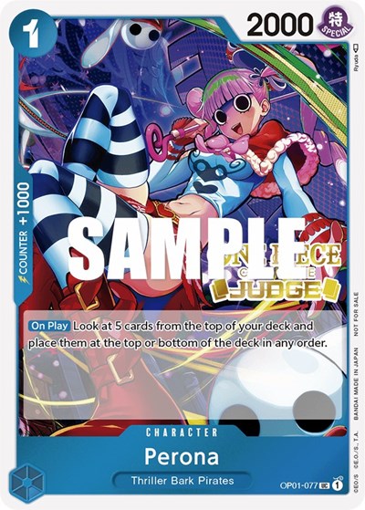 Perona (Judge Pack Vol. 2) One Piece Promotion Cards card price
