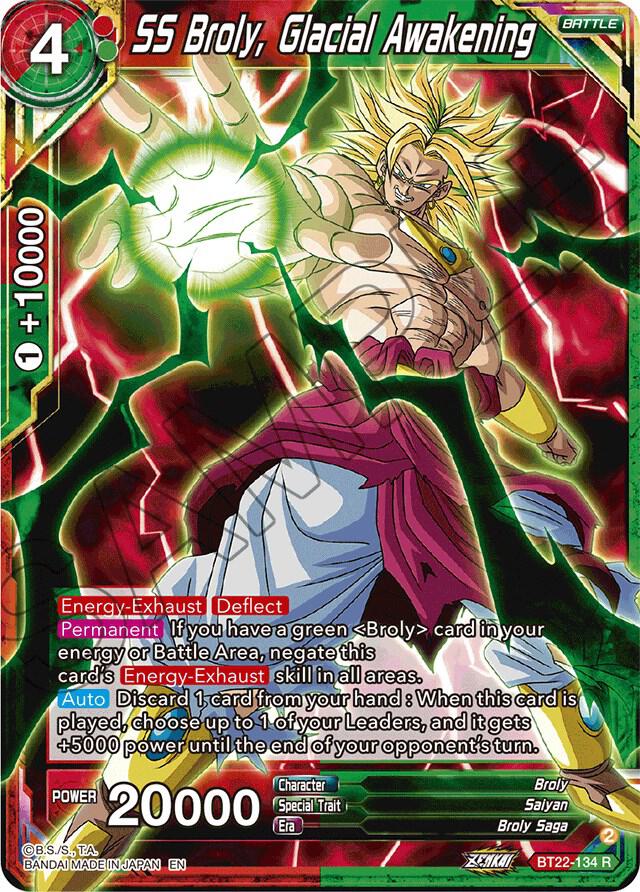 SS Broly, Glacial Awakening - Critical Blow - Dragon Ball Super