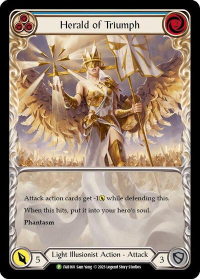 Herald of Triumph (Blue) - FAB160 card