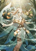 Greater Auramancy Anime Art Card - Art Series: Wilds of Eldraine