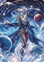 mtg eldraine anime cards Polluted Bonds (Anime Borderless) [Wilds of Eldraine: Enchanting Tales] Skip your draw step Omniscience Anime Art Card -
