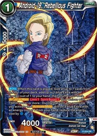 Android 18, Rebellious Fighter (Winner-Stamped) (Zenkai Series Tournament Pack Vol.5) card art