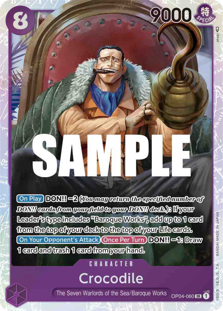 Crocodile (060) - Kingdoms of Intrigue - One Piece Card Game