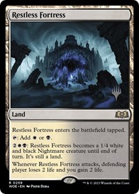 Restless Fortress - Promo Pack: Wilds of Eldraine - Magic: The Gathering card
