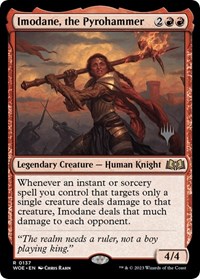 Imodane, the Pyrohammer - Promo Pack: Wilds of Eldraine - Magic: The Gathering card