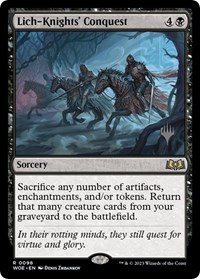 Lich-Knights' Conquest - Promo Pack: Wilds of Eldraine - Magic: The Gathering card