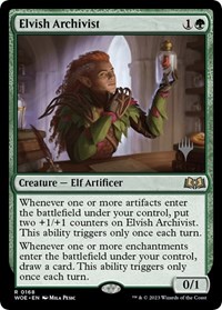 Elvish Archivist - Promo Pack: Wilds of Eldraine - Magic: The Gathering card