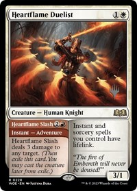 Heartflame Duelist - Promo Pack: Wilds of Eldraine - Magic: The Gathering card