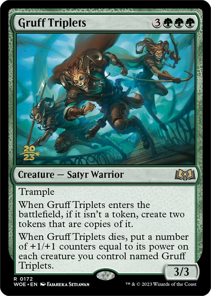 Gruff Triplets #172s — Wilds of Eldraine Promos