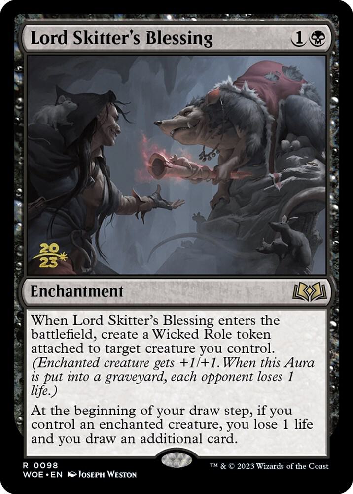 Lord Skitter's Blessing #98s — Wilds of Eldraine Promos