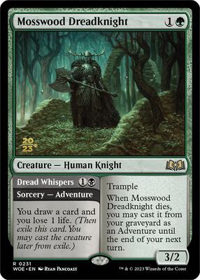 Mosswood Dreadknight #231 – Prerelease Cards (Rare)