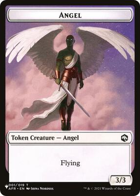 Angel // Soldier Double-Sided Token 1 // 2 – The List Reprints (Token)