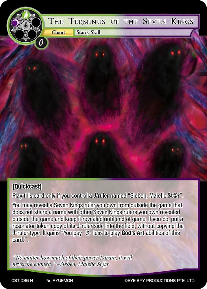 The Terminus of the Seven Kings