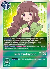 Ruli Tsukiyono - Resurgence Booster - Digimon card