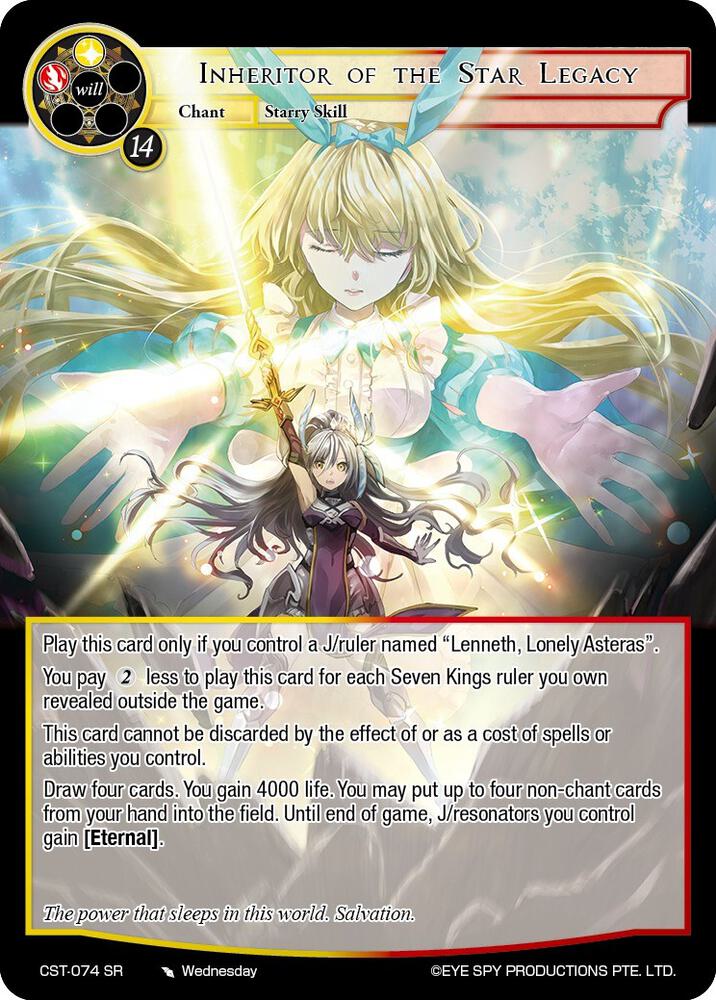 Inheritor of the Star Legacy