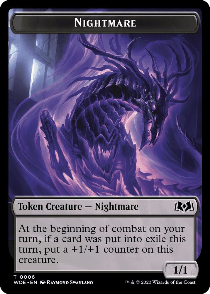 Nightmare // Food (0010) Double-Sided Token