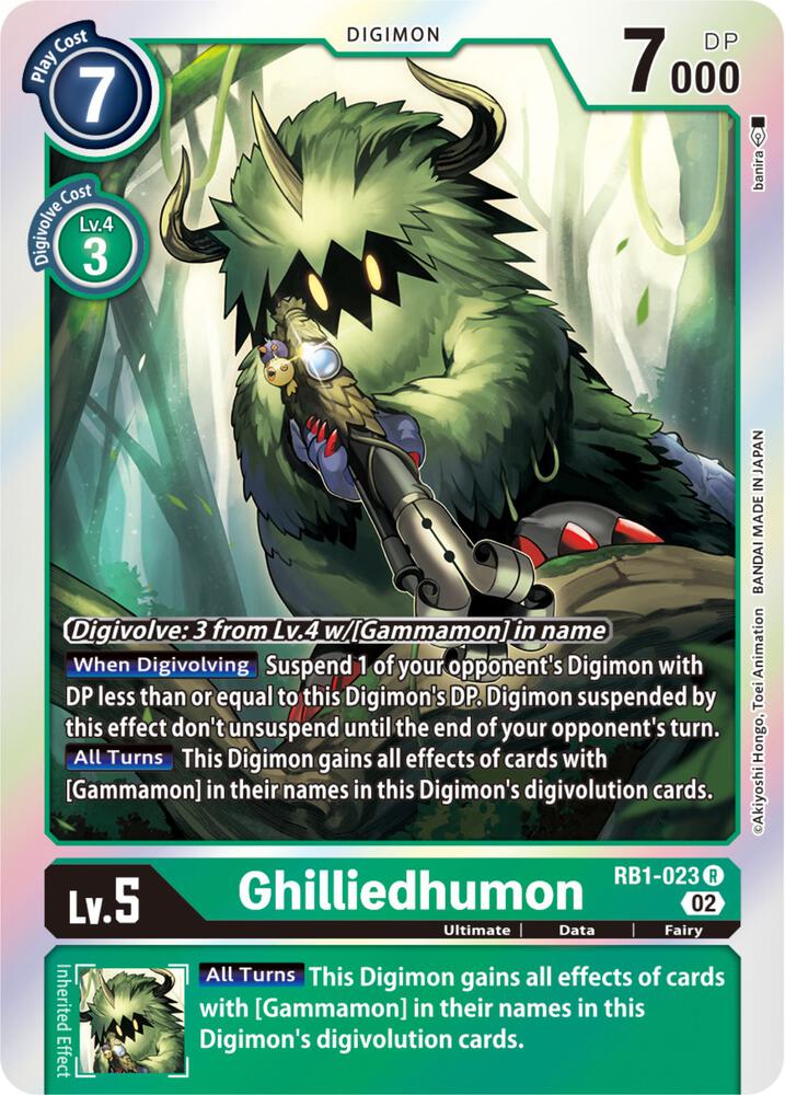 Ghilliedhumon - Resurgence Booster - Digimon Card Game - TCGplayer.com