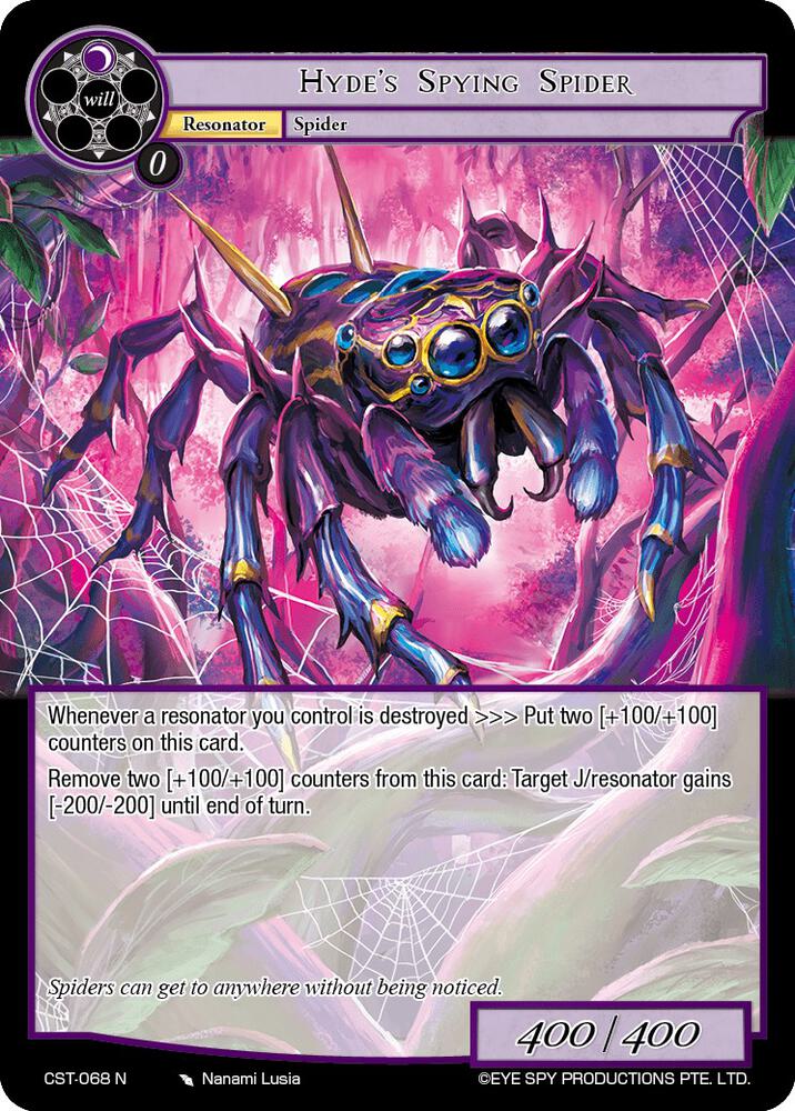 Hyde's Spying Spider