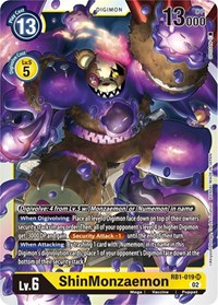 ShinMonzaemon - Resurgence Booster - Digimon card