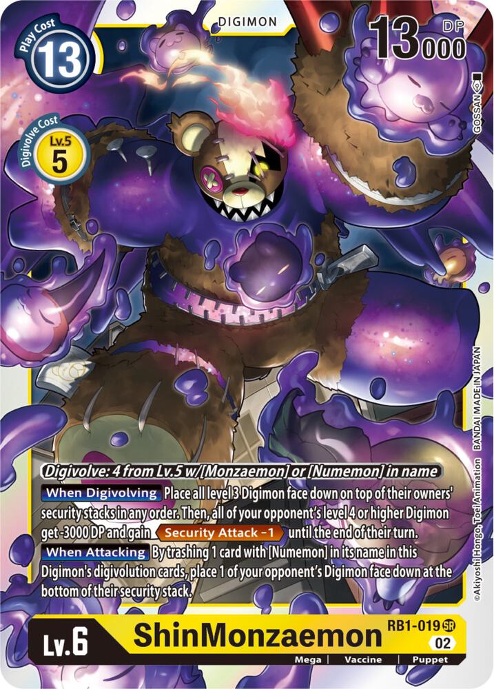 ShinMonzaemon - Resurgence Booster - Digimon Card Game - TCGplayer.com