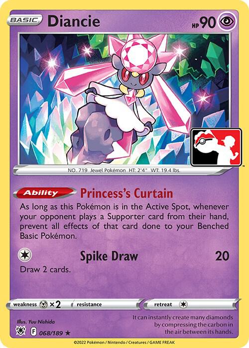 Diancie 068/189 from Prize Pack Series Cards