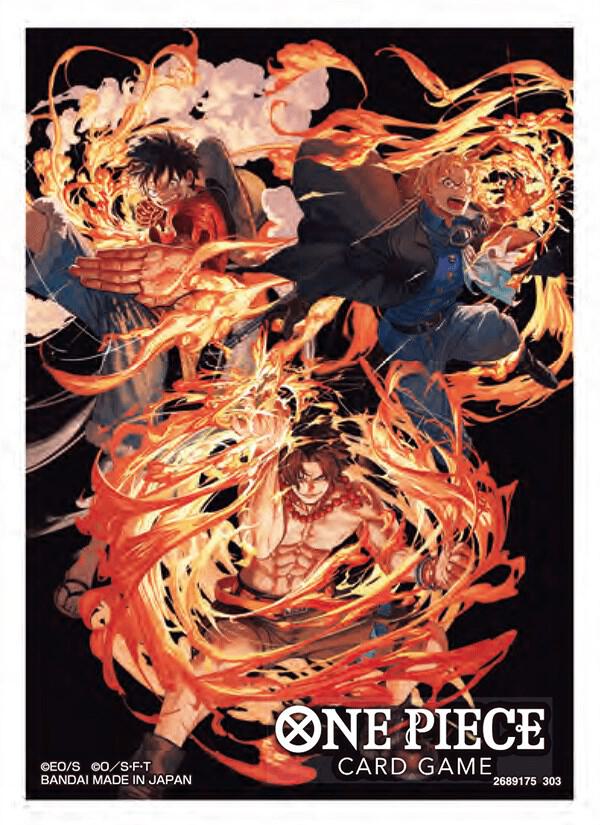 One Piece Card Game Official Sleeves - Ace/Sabo/Luffy (10-Pack) - Bandai Card  Sleeves - Card Sleeves - TCGplayer.com