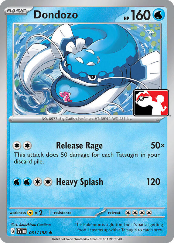Dondozo 061/198 from Prize Pack Series Cards