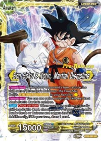 Son Goku // Son Goku & Korin, Martial Discipline card art