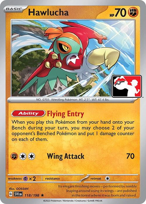 Hawlucha 118/198 from Prize Pack Series Cards