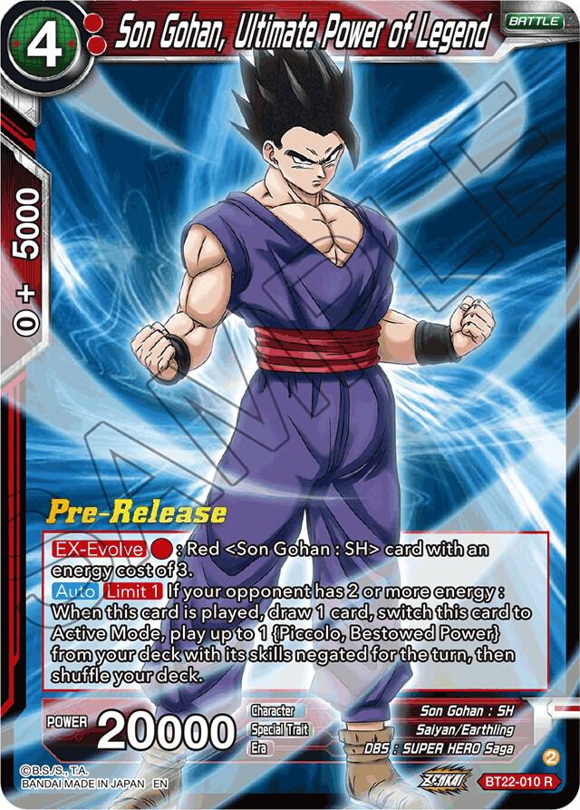 Son Gohan, Ultimate Power of Legend - Critical Blow Pre-Release
