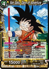 Son Goku, Days of Adventure card art