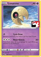 Lunatone [Prize Pack] #62 from Pokemon Crown Zenith set
