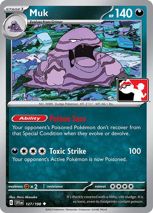 Muk 127/198 from Prize Pack Series Cards