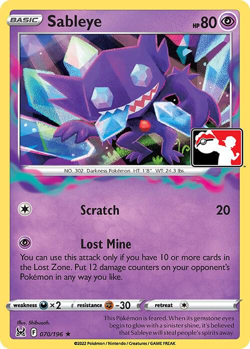 Sableye 070/196 from Prize Pack Series Cards
