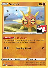 Solrock #069/159 from Prize Pack Series Cards Pokemon card image