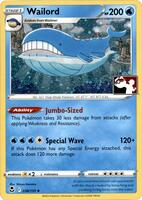 Wailord [Cosmos Holo Prize Pack] #38 from Pokemon Silver Tempest set