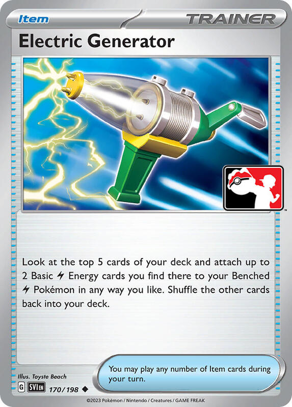 Electric Generator 170/198 from Prize Pack Series Cards