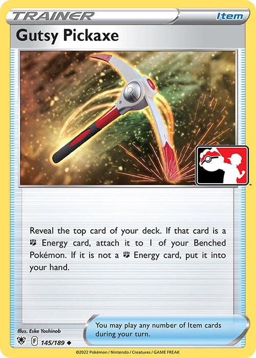 Gutsy Pickaxe 145/189 from Prize Pack Series Cards